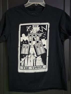 Men's Black 'The Tower' Graphic Tee